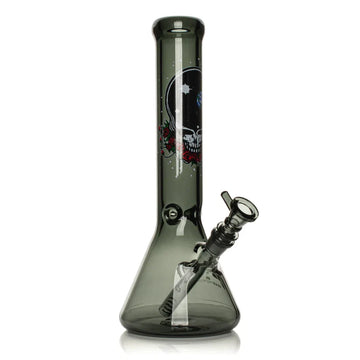 13" 7mm Thick Space Your Face Beaker Base Water Pipe