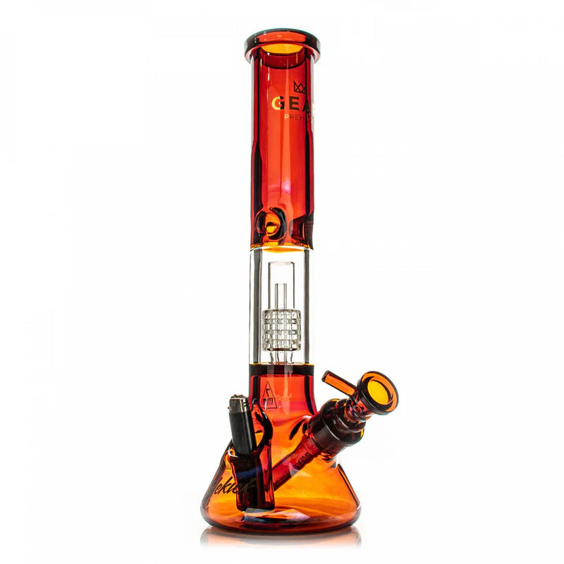 15.5" 7mm Thick Sidekick Dual Chamber Beaker Base Water Pipe