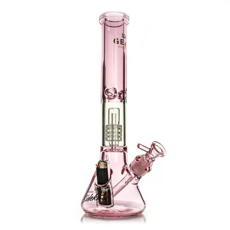 15.5" 7mm Thick Sidekick Dual Chamber Beaker Base Water Pipe