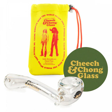 5" Rainbow Bar & Grill Hand Pipe - Clear