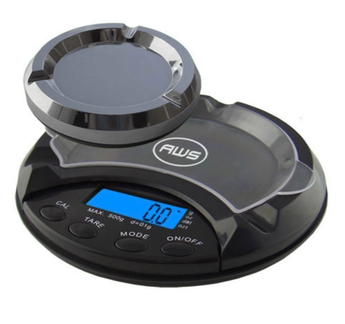 AWS AT-100 DIGITAL ASHTRAY SCALE