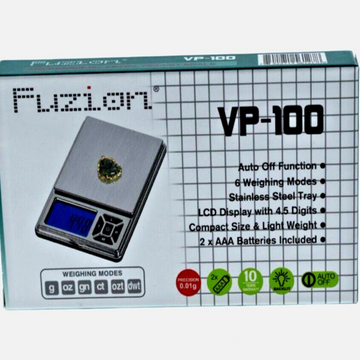FUZION VP-100 PROFESSIONAL DIGITAL MINI SCALE- 100G X 0.01G-COLOR-BLU