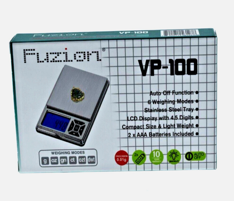 FUZION VP-100 PROFESSIONAL DIGITAL MINI SCALE- 100G X 0.01G-COLOR-BLU