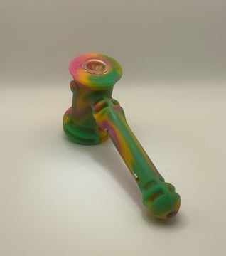 Silicone Hammer Bubbler UNBREAKABLE Silicone Bong Hand Water Pipe