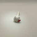 WHITE HELLO KITTY SILICONE SMOKING PIPE W/ GLASS BOWL USA SELLER