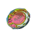 RAW PRISM GLASS ASHTRAY V2 (RAINBOW)