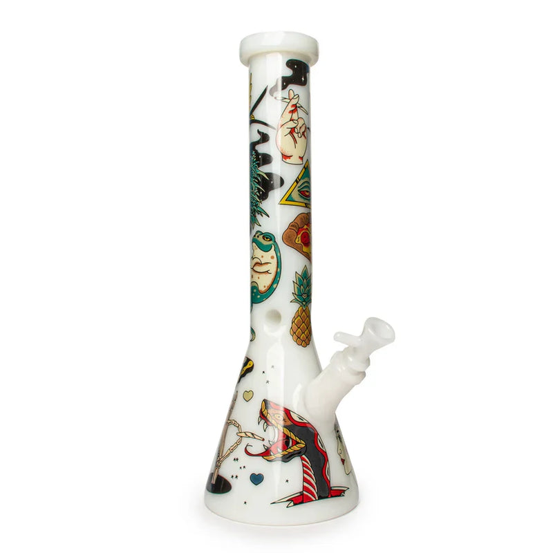 15" Tattoo Beaker Tube