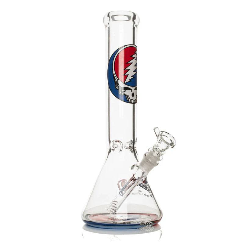 13" 7mm Thick Steal Your Face Beaker Base Water Pipe