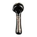 4.5" Black & Gold Steal Your Face Spoon Hand Pipe