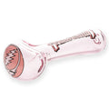 4.5" Pink Steal Your Face Spoon Hand Pipe